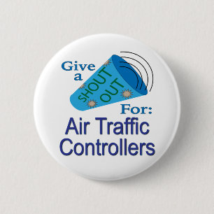 Shout Out for Air Traffic Controllers Button