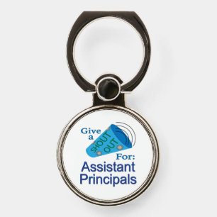 Shout Out for Assistant Principals Phone Ring Stand