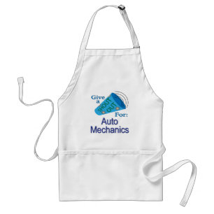 Shout Out for Auto Mechanics Adult Apron
