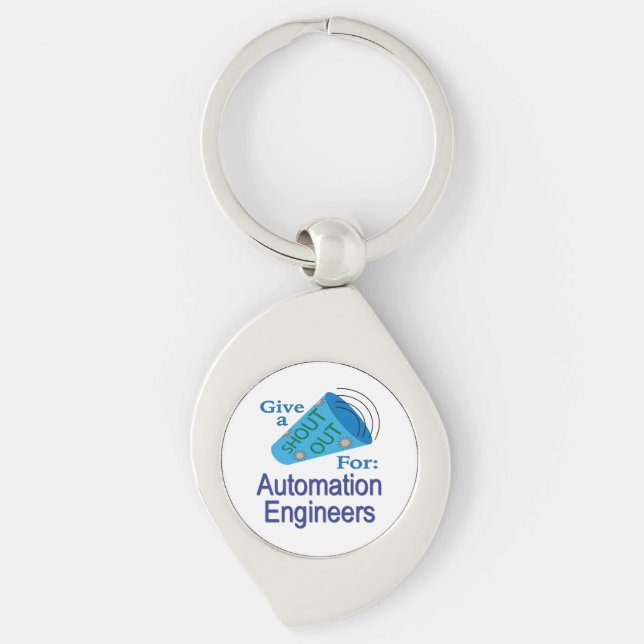 Shout Out for Automation Engineers Keychain (Front)