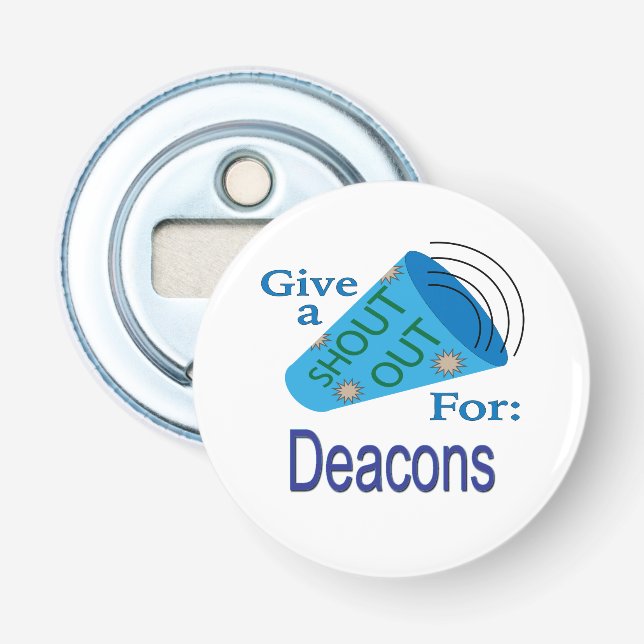 Shout Out for Deacons Bottle Opener (Front)