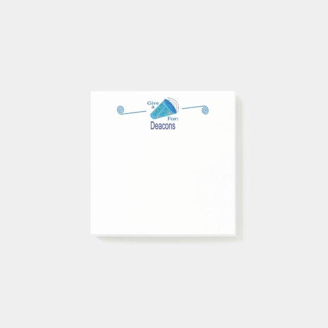 Shout Out for Deacons Post-it Notes (Front)