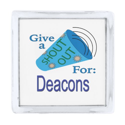 Shout Out for Deacons Silver Finish Lapel Pin