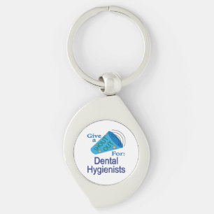 Shout Out for Dental Hygienists Keychain