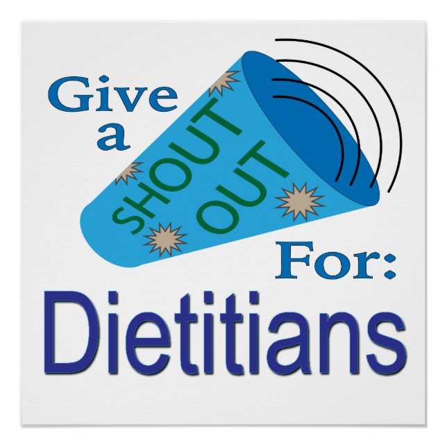 Shout Out for Dietitians Poster (Front)