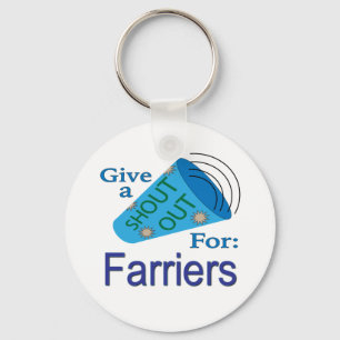 Shout Out for Farriers Keychain