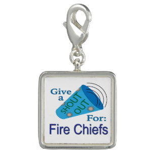 Shout Out for Fire Chiefs Charm