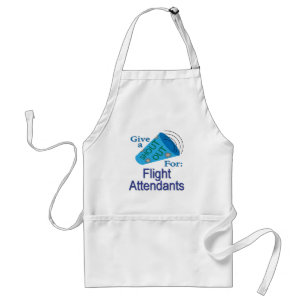 Shout Out for Flight Attendants Adult Apron