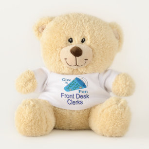 Shout Out for Front Desk Clerks Teddy Bear