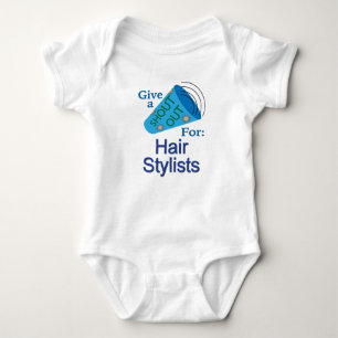 Shout Out for Hair Stylists Baby Bodysuit