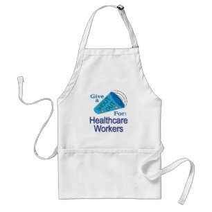 Shout Out for Healthcare Workers Adult Apron