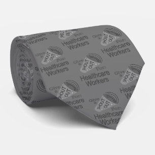 Shout Out for Healthcare Workers Neck Tie