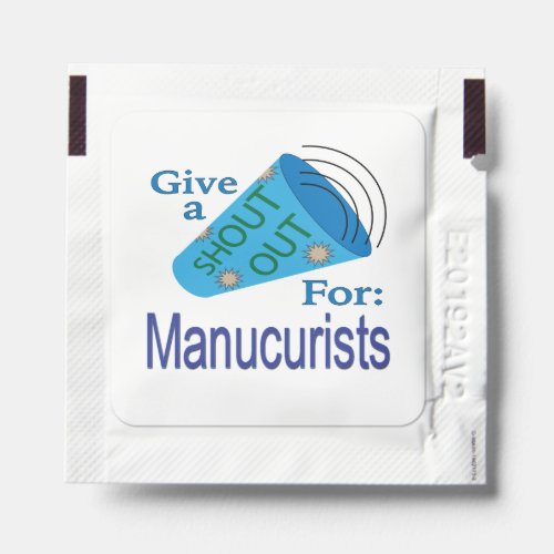 Shout Out for Manicurists Hand Sanitizer Packet