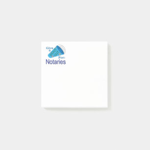 Shout Out for Notaries Post-it Notes