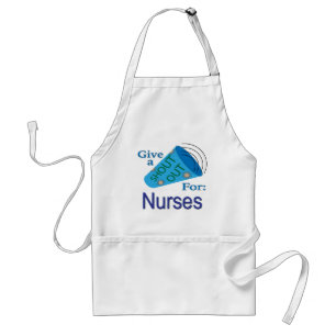 Shout Out for Nurses Adult Apron