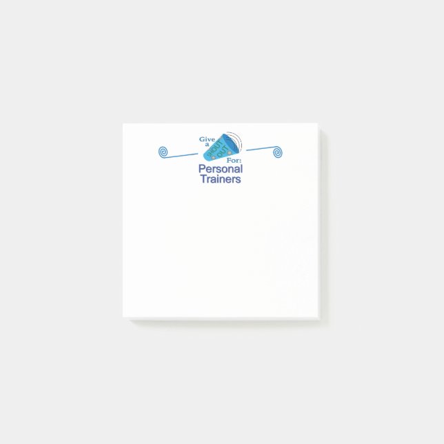 Shout Out for Personal Trainers Post-it Notes (Front)