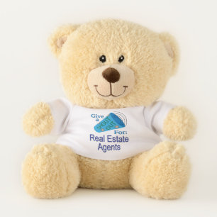 Shout Out for Real Estate Agents Teddy Bear