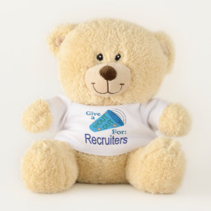 Shout Out for Recruiters Teddy Bear