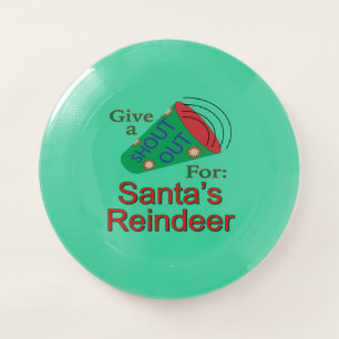 Shout Out for Santa's Reindeer Wham-O Frisbee
