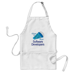 Shout Out for Software Developers Adult Apron