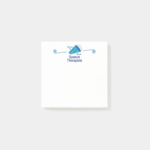 Shout Out for Speech Therapists Post-it Notes