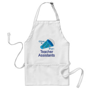 Shout Out for Teacher Assistants Adult Apron