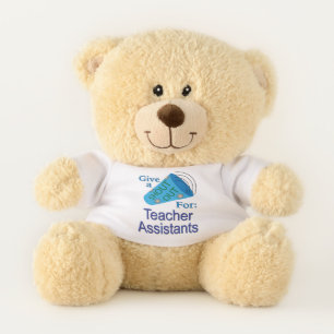 Shout Out for Teacher Assistants Teddy Bear
