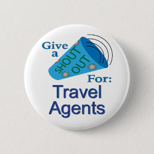Shout Out for Travel Agents Button