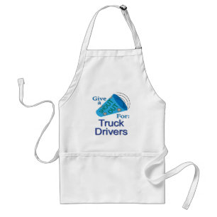 Shout Out for Truck Drivers Adult Apron
