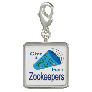Shout Out for Zookeepers Charm