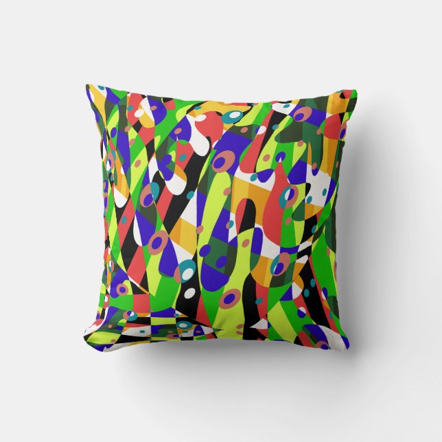 Shout Out Throw Pillow (Front)