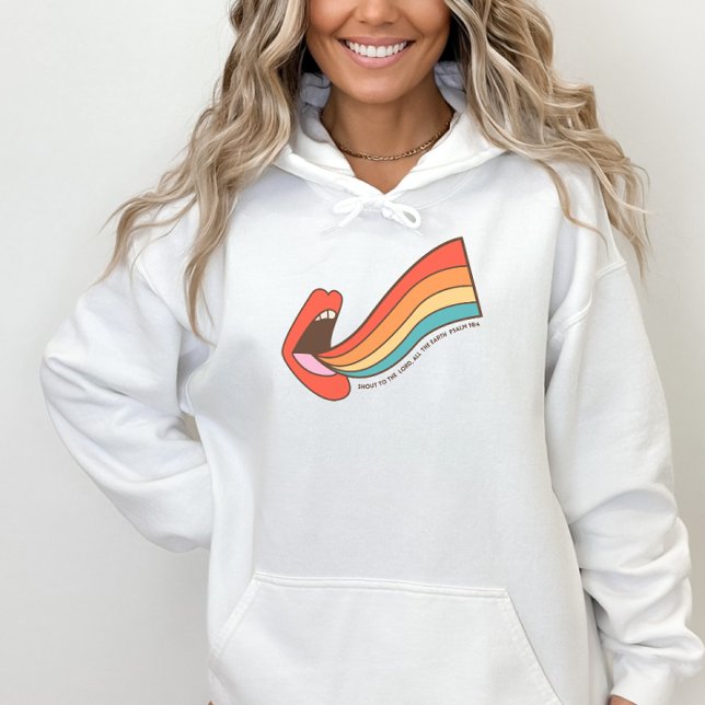 Shout to the Lord Bible Verse Christian Hoodie (Creator Uploaded)