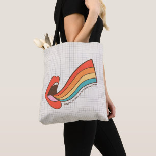 Shout to the Lord Retro Christian Shopping Tote Bag