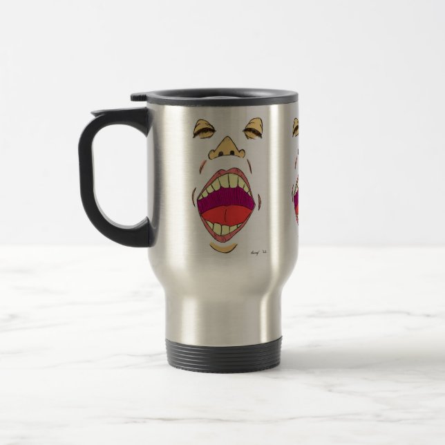 "Shout" Travel Mug (Left)