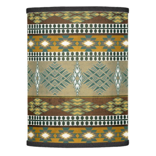 Shouthwestrn ethnic tribal pattern monogram lamp shade