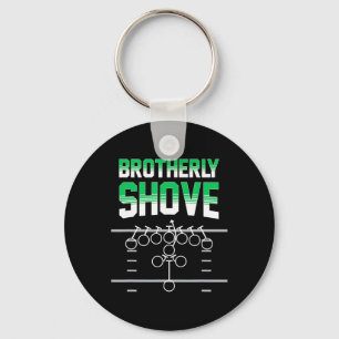 Shove Funny Football Fans Gift  Keychain
