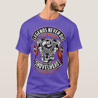 SHOVELHEAD 19661984 MOTOR Motorcycles Oldschool Ch T-Shirt