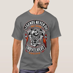 SHOVELHEAD 1966-1984 MOTOR Motorcycles Oldschool C T-Shirt