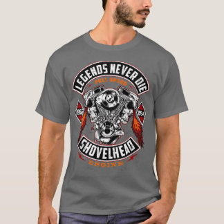 SHOVELHEAD 1966-1984 MOTOR Motorcycles Oldschool C T-Shirt