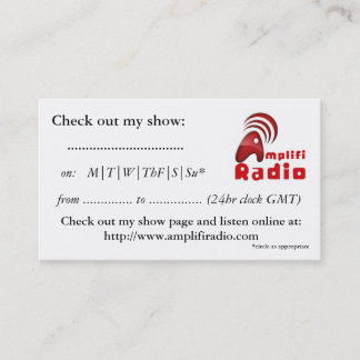 Show Cards (pack of 100)