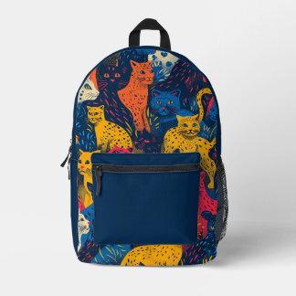 Show Cats Printed Backpack