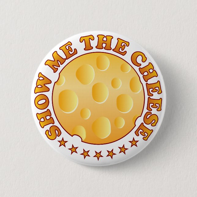 Show Cheese Brown Button (Front)