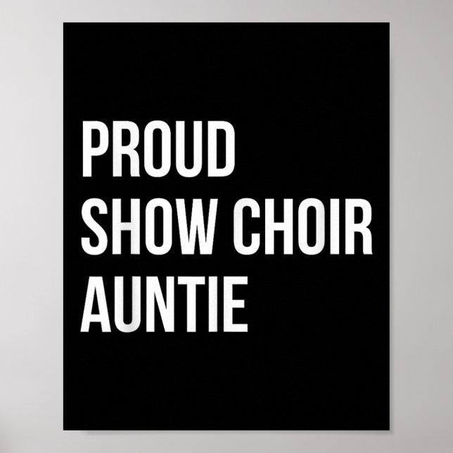 Show Choir Auntie  Poster (Front)