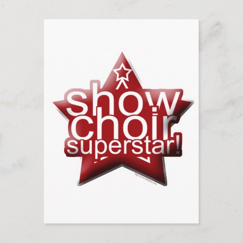 Show Choir Superstar Postcard
