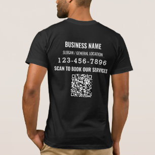 Show Event Welcome Business Logo QR code T-Shirt