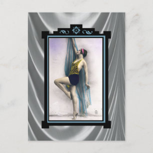 Show Girl Dancer Postcard