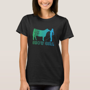 Show Girl  Fun Livestock Cattle Showing T-Shirt
