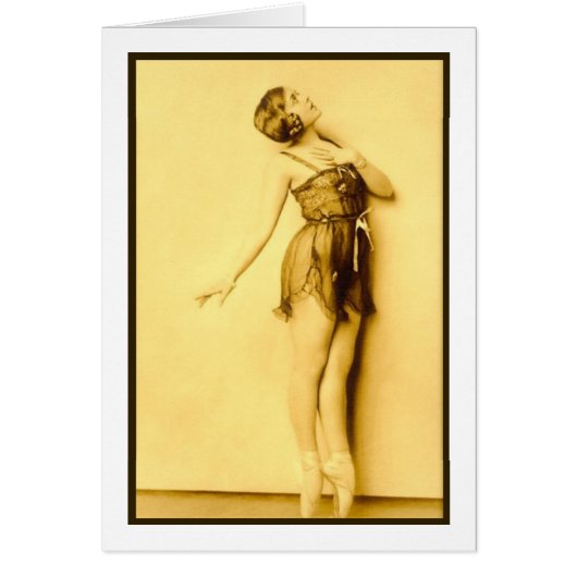 Show Girl Risque French Dancer Cards (Front)
