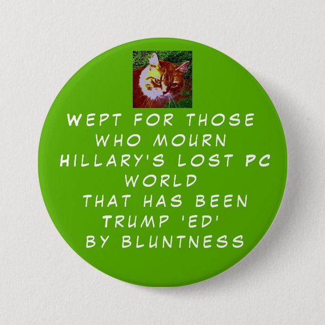 Show Hillary's Peeps you care about their loss. Pinback Button (Front)