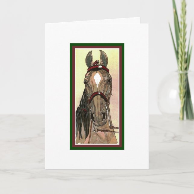 Show Horse Christmas Card (Front)